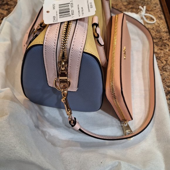 COACH Color Block Purse Rowan & Large Wallet - Picture 3 of 5